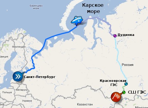 Льда в проливе Карские Ворота нет уже 4 года