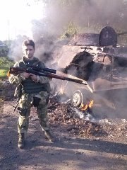 Сербский доброволец ,Деян Берич .