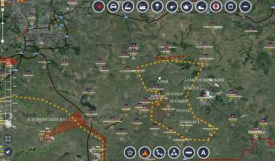 Обзор карты боевых действий 29.08.2014