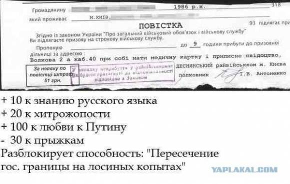 Бравый украинский солдат Швейк в плену .